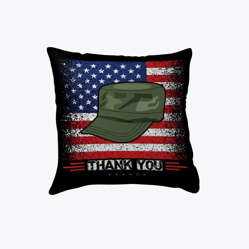 Thank You Soldier, Veteran Pillow